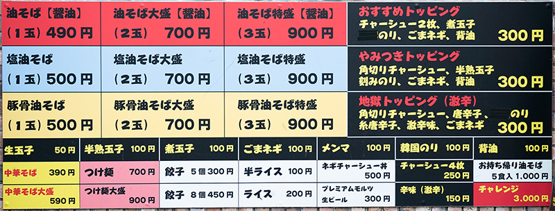 八王子の味の天徳はウマい油そばが24時間食べられる店だった 八王子ジャーニー