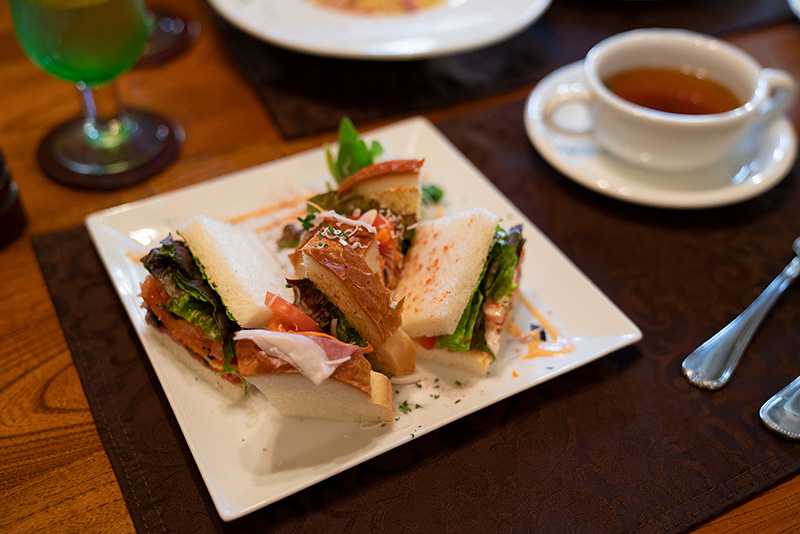 パペルブルグ PAPPELBURG ランチ 日替わりサンドウィッチランチ