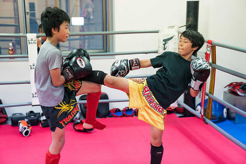 尚武会 八王子のキックボクシングジム練習風景