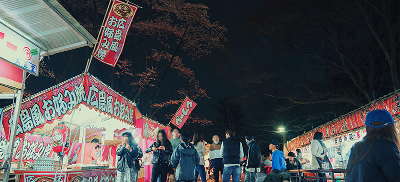 18年 富士森公園の花見 夜桜に欠かせない屋台出店期間が判明 八王子ジャーニー