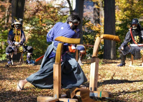 大迫力の 抜刀術 の剣術 演武を拝見 手仕事アートマーケット 八王子ジャーニー